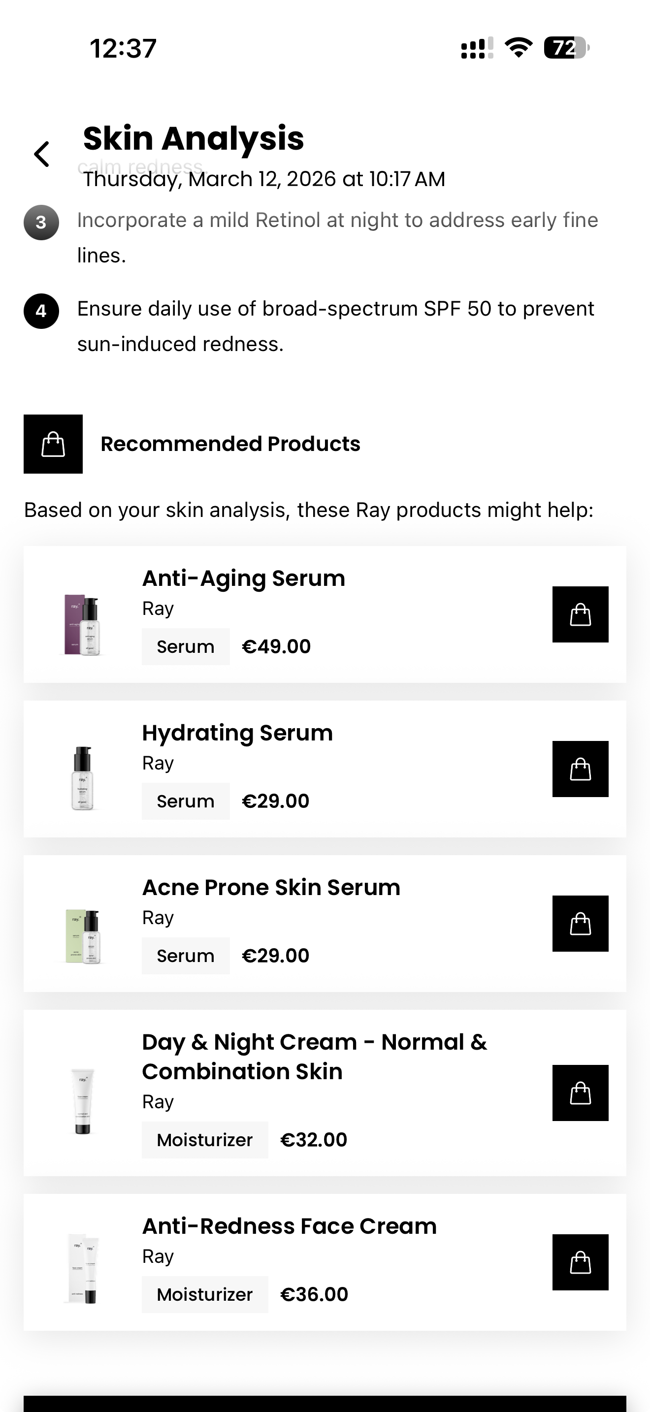 Ray Product Recommendations